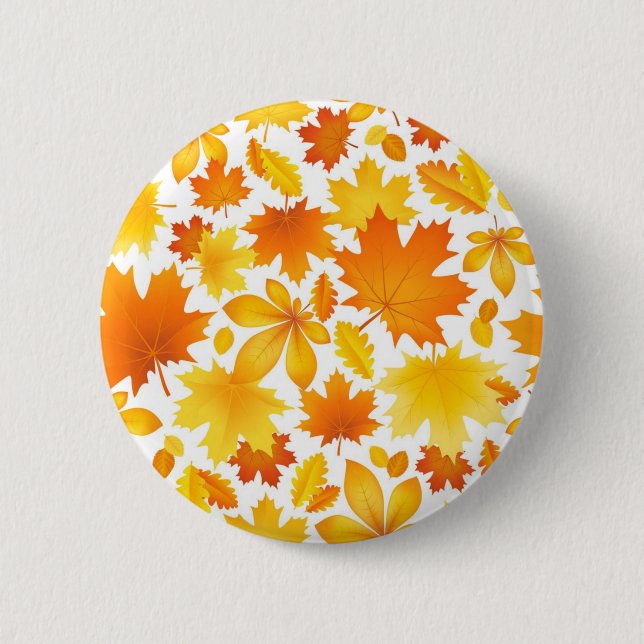 Badge Rond 5 Cm Motif d'automne (Devant)