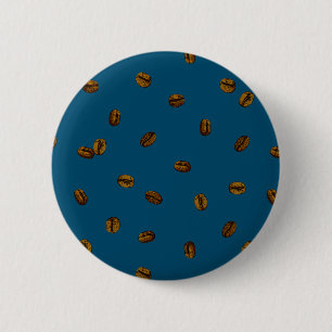 Badge Rond 5 Cm Motif de café