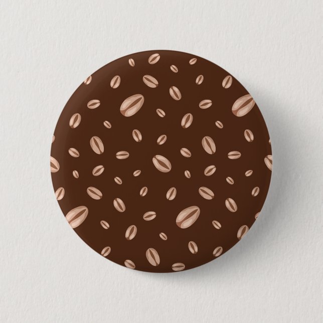 Badge Rond 5 Cm Motif de café (Devant)
