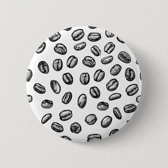 Badge Rond 5 Cm Motif de café (Devant)