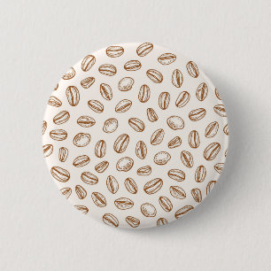Badge Rond 5 Cm Motif de café