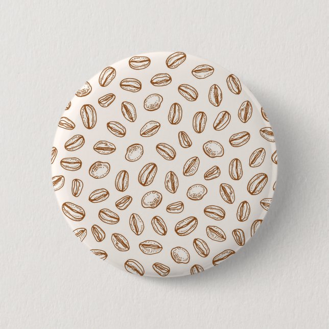 Badge Rond 5 Cm Motif de café (Devant)