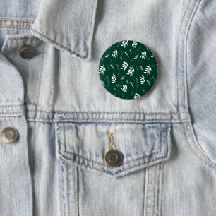 Badge Rond 5 Cm motif de feuille