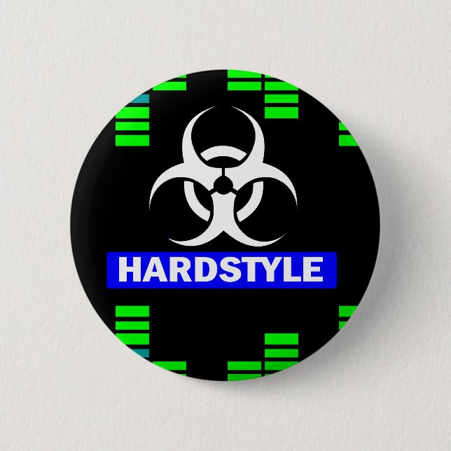 Badge Rond 5 Cm Motif de Hardstyle (Devant)