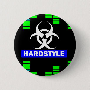 Badge Rond 5 Cm Motif de Hardstyle