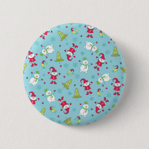 Badge Rond 5 Cm Motif de la nouvelle année