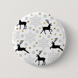 Badge Rond 5 Cm Motif de la nouvelle année