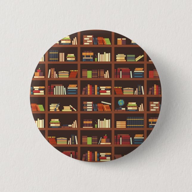 Badge Rond 5 Cm Motif de livre (Devant)