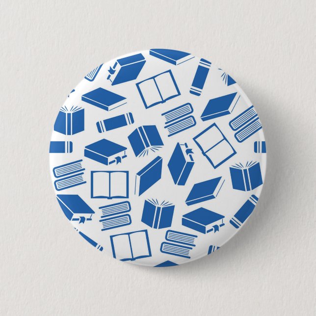 Badge Rond 5 Cm Motif de livre (Devant)