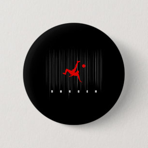 Badge Rond 5 Cm Motif de logo de football pour hommes garçons joue