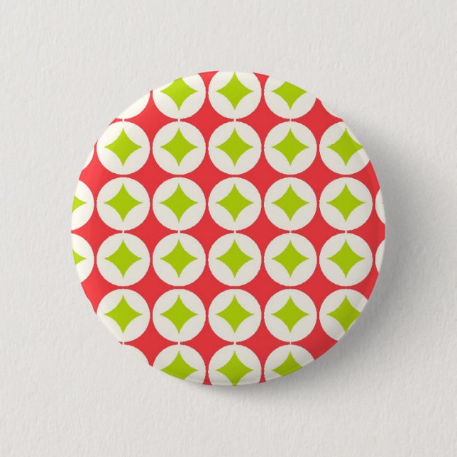 Badge Rond 5 Cm Motif de Noël (Devant)