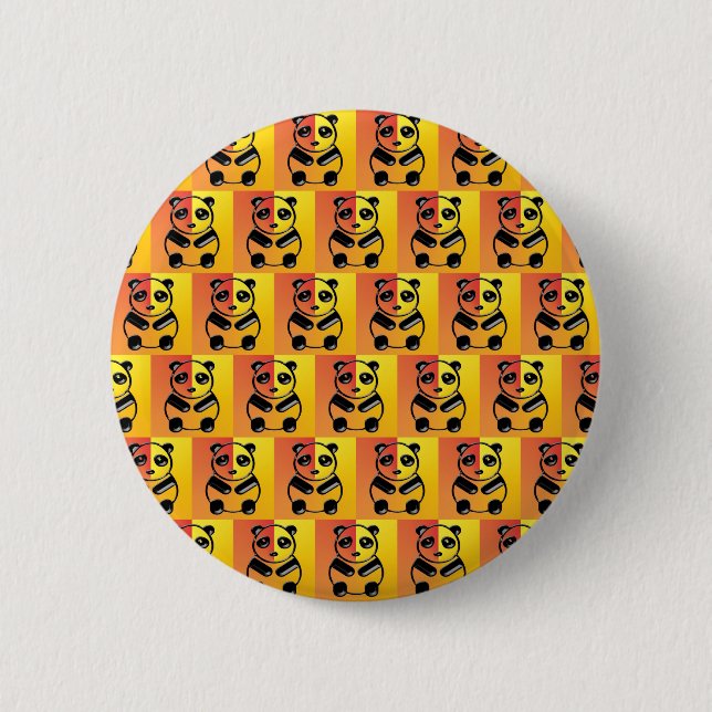 Badge Rond 5 Cm Motif de pandas (Devant)