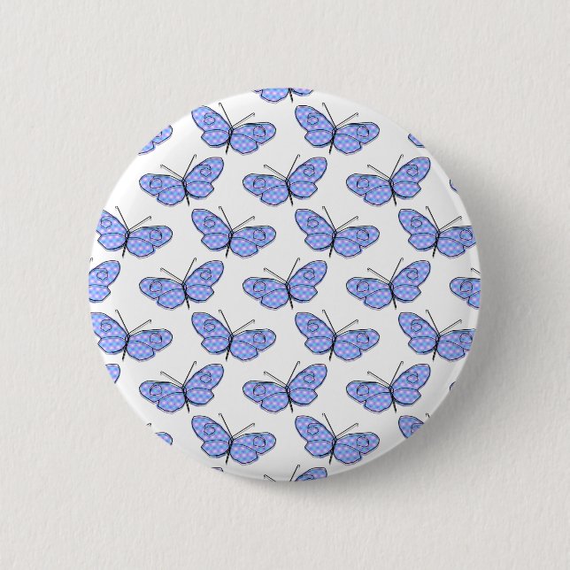 Badge Rond 5 Cm Motif de papillon cosmique (Devant)