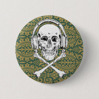 Badge Rond 5 Cm Motif de pirate