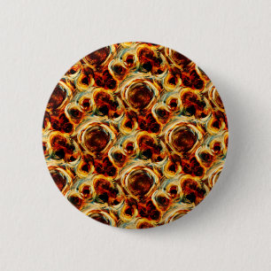 Badge Rond 5 Cm Motif de tache transparente marron mignon