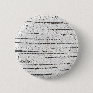 Badge Rond 5 Cm Motif d'écorce de bouleau