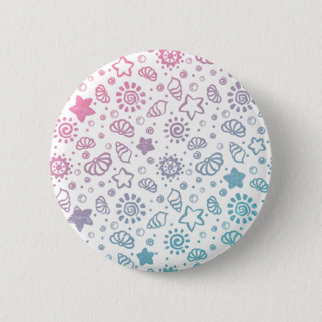 Badge Rond 5 Cm Motif d'été (Devant)