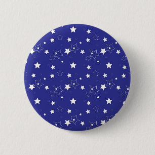 Badge Rond 5 Cm Motif d'étoiles