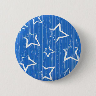 Badge Rond 5 Cm Motif d'étoiles