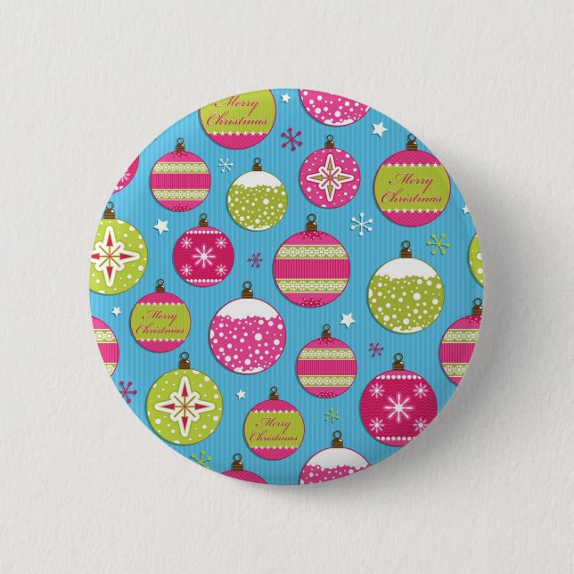 Badge Rond 5 Cm Motif d'ornement (Devant)