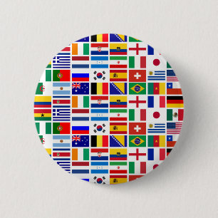 Badge Rond 5 Cm MOTIF du FOOTBALL 2014