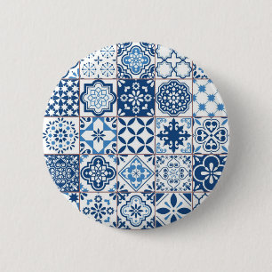 Badge Rond 5 Cm Motif en céramique