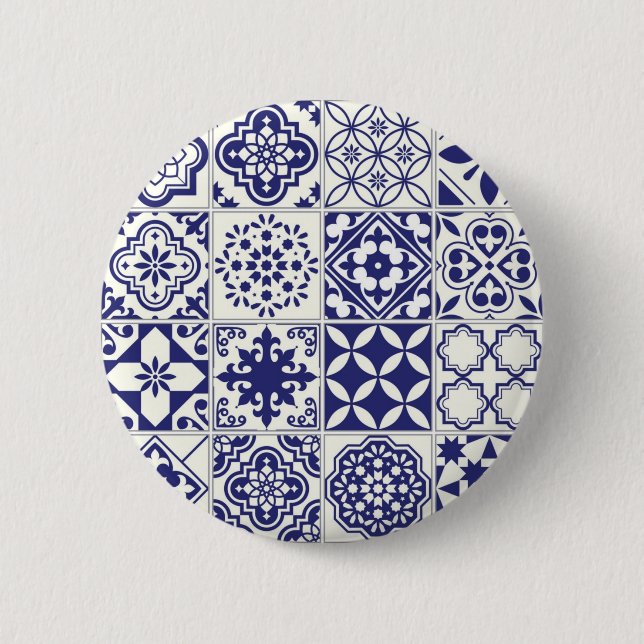Badge Rond 5 Cm Motif en céramique (Devant)