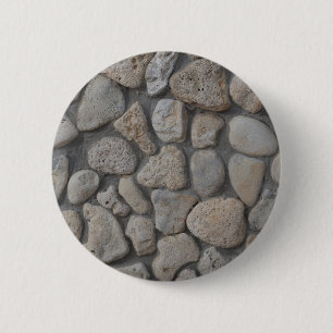 Badge Rond 5 Cm Motif en pierre