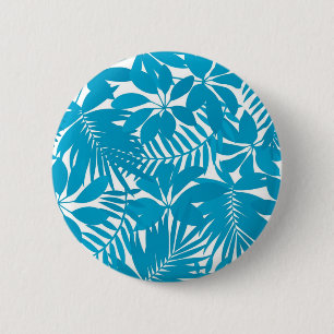 Badge Rond 5 Cm motif feuille