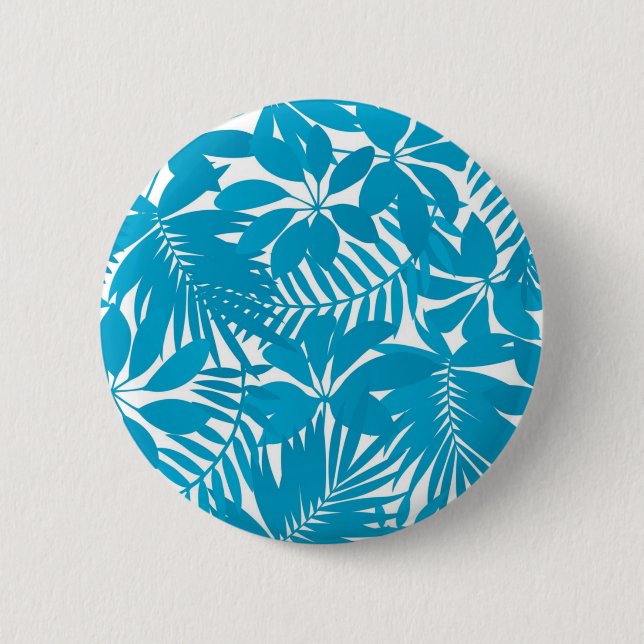 Badge Rond 5 Cm motif feuille (Devant)