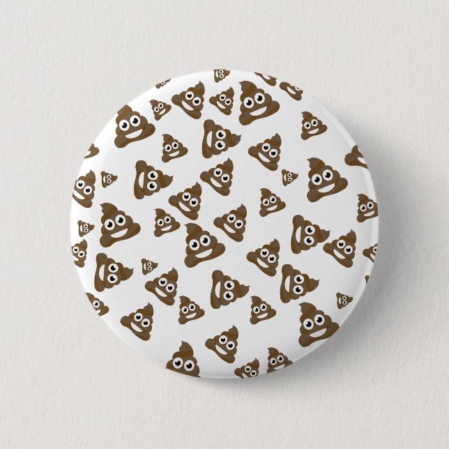 Badge Rond 5 Cm Motif mignon drôle d'Emoji de dunette (Devant)
