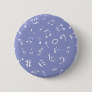Badge Rond 5 Cm Motif musical