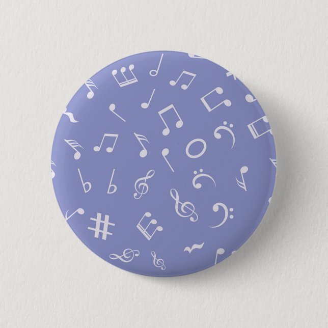 Badge Rond 5 Cm Motif musical (Devant)