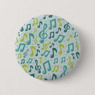 Badge Rond 5 Cm Motif musical