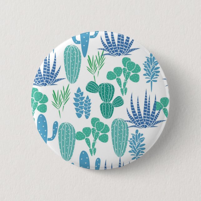 Badge Rond 5 Cm motif plante (Devant)