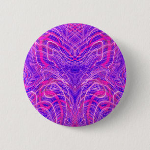 Badge Rond 5 Cm Motif psychédélique violet
