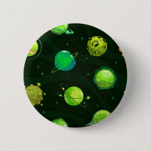 Badge Rond 5 Cm Motif spatial