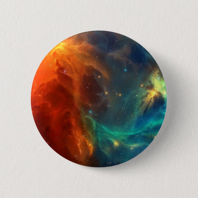 Badge Rond 5 Cm Motif spatial (Devant)