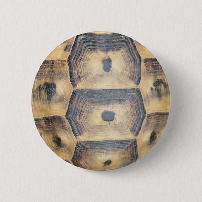 Badge Rond 5 Cm Motif Tortoise Shell (Devant)