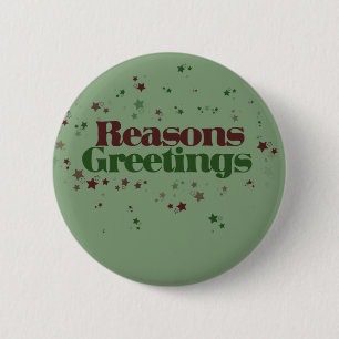 Badge Rond 5 Cm Motifs athées Salutations