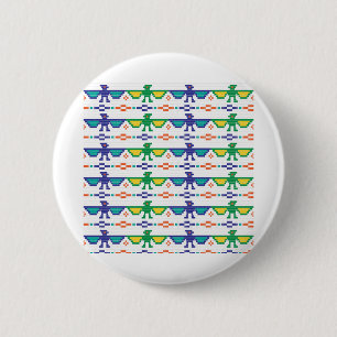 Badge Rond 5 Cm Motifs Perler Bead