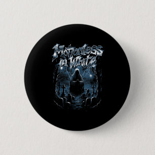 Badge Rond 5 Cm Motionless En Blanc - Marchandises Officielles - P