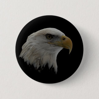 Badge Rond 5 Cm Motivation du leadership de l'aigle américain