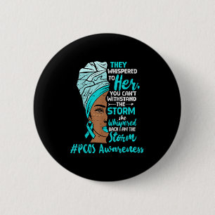 Badge Rond 5 Cm Motivation Pcos Sensibilisation Femmes noires Mela