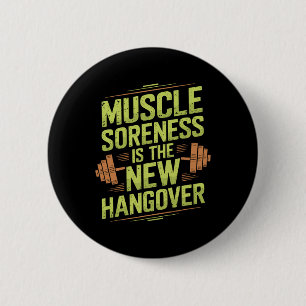 Badge Rond 5 Cm Motivation pour l'entraînement de musculation et s