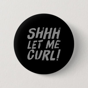 Badge Rond 5 Cm Motivationnel Funny Gym Humour Biceps Gains Shhh L