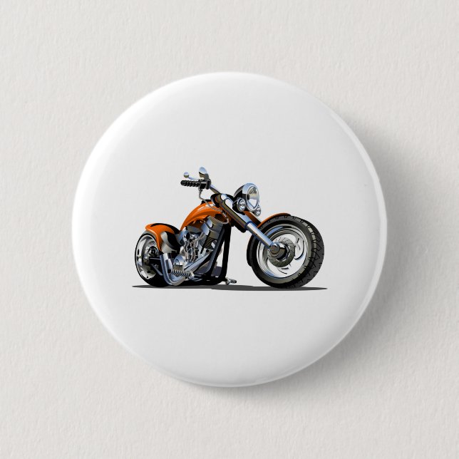 Badge Rond 5 Cm Moto caricature (Devant)