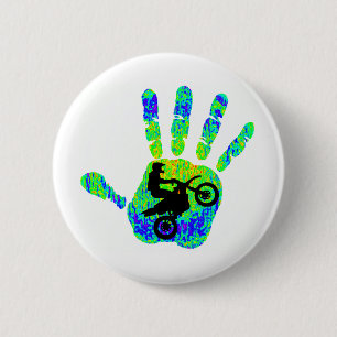 Badge Rond 5 Cm Moto Yup prêt