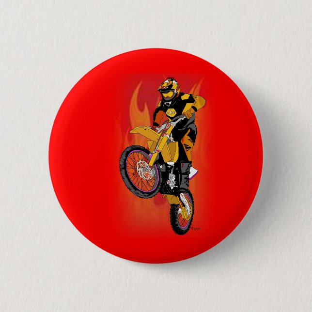 Badge Rond 5 Cm Motocross 403 (Devant)