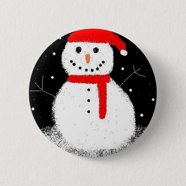 Badge Rond 5 Cm motoneige (Devant)